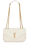 Saint Laurent Small Loulou Chain Bag In Sand