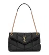 Saint Laurent Small Loulou Puffer Shoulder Bag In Black