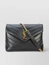 SAINT LAURENT SMALL LOULOU QUILTED LEATHER SHOULDER BAG