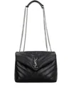 Saint Laurent Borsa Loulou Small In Black