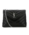 Saint Laurent Small Loulou Shoulder Bag In Black