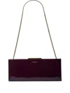 Saint Laurent Kleine Midnight Clutch In Red