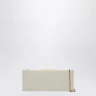 Saint Laurent Small Midnight Clutch In Cream Colour