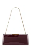 Saint Laurent Small Midnight Pochette Bag In Dark Red Wine
