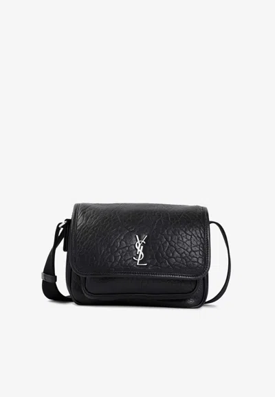 Saint Laurent Small Niki Messenger Bag In Black