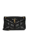 Saint Laurent Small Puffer In Quilted Nappa