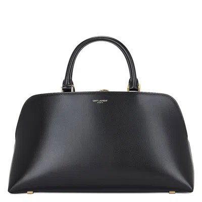Saint Laurent Small Sac De Jour Bowling Bag In Black