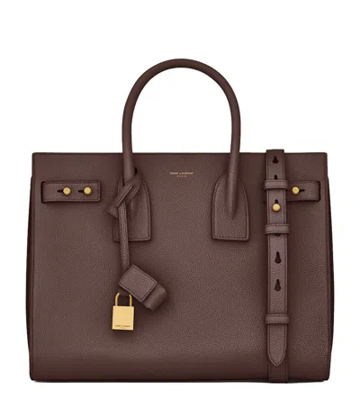 Saint Laurent Small Sac De Jour Cross-body Bag In Beige