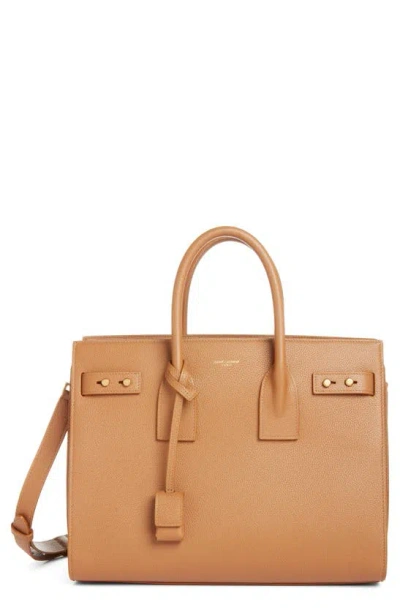 Saint Laurent Small Sac De Jour Tote Bag In Neutrals