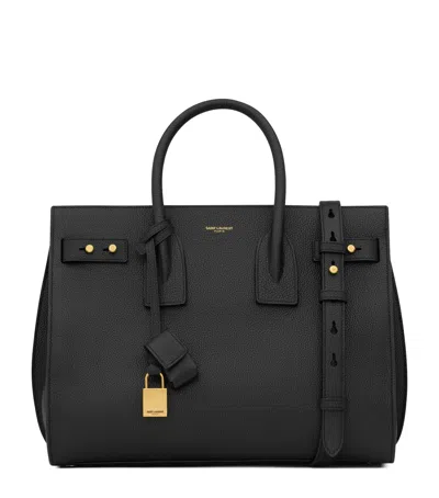 Saint Laurent Small Sac De Jour Tote Bag In Black