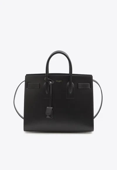 Saint Laurent Small Sac De Jour Tote Bag In Black