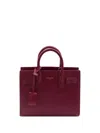 Saint Laurent Small Sac De Jour Tote Bag In Red