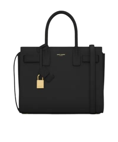 Saint Laurent Small Sac De Jour Tote In Black