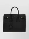 Saint Laurent Small Tote Bag Detachable Strap In Black