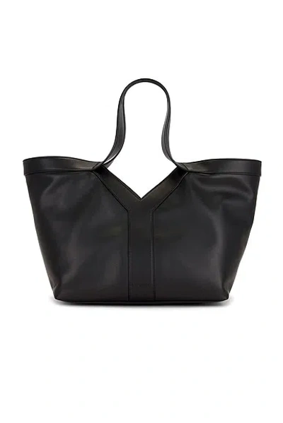 Saint Laurent Small Y Tote Bag In Black