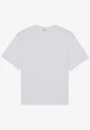 Saint Laurent Small-fit Crewneck T-shirt In White