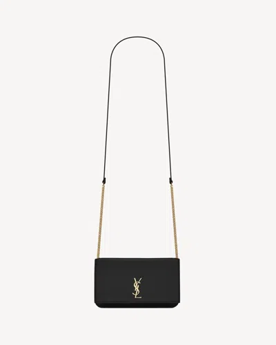Saint Laurent Smartphone Case Holder Cassandre In Black