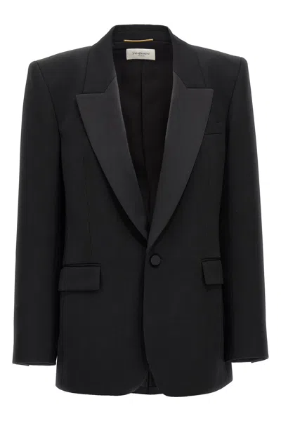 SAINT LAURENT SAINT LAURENT 'SMOCKING' BLAZER
