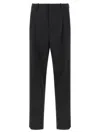 Saint Laurent Black Single Pleat Smoking Pant