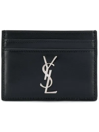 SAINT LAURENT SAINT LAURENT SMOOTH LEATHER CASSANDRE CARD HOLDER ACCESSORIES