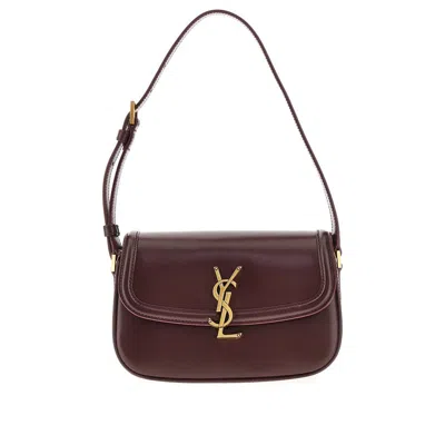 Saint Laurent Smooth Leather 'solferino Mini' Bag In Red