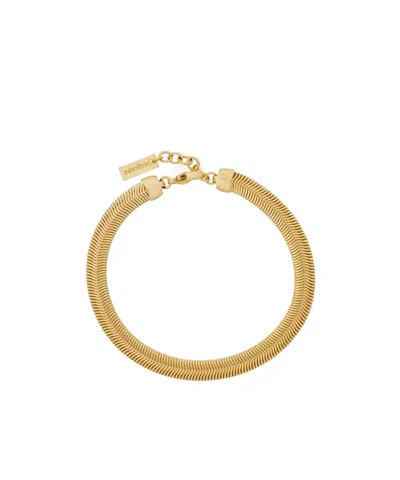 Saint Laurent Snake-chain Bracelet In Metal In Black