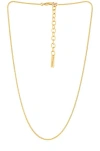 Saint Laurent Snake Chain Necklace In Gold