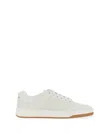 Saint Laurent Sl61 Logo-print Smooth And Textured-leather Sneakers