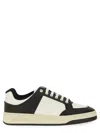 Saint Laurent 20mm Sl61 Leather Low Top Sneakers In Black