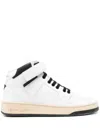 Saint Laurent Round Toe Lace-up Sneakers