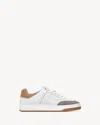 Saint Laurent Sl/61 Sneakers In Smooth Leather And Suede In White