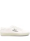 Saint Laurent Court Classic Canvas Sneakers In Beige