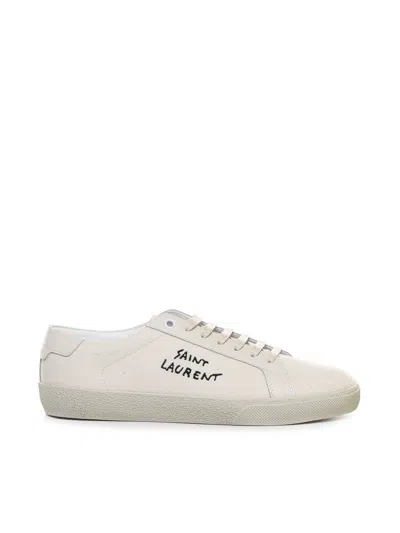 Saint Laurent Sneakers Court Sl/06 In White