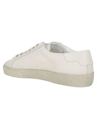 Saint Laurent Sneakers In Cream
