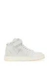 Saint Laurent Lax Sneakers In Washed-out Effect Leather