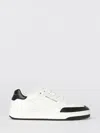 Saint Laurent Modern Two-tone Lace-up Sneakers For Men In White