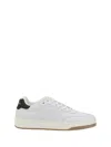 Saint Laurent White Smooth Leather Sl/61 Sneakers In White