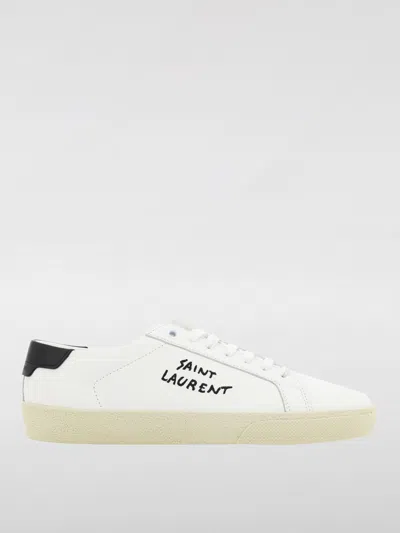 Saint Laurent Trainers Sl/06  In Pelle In White