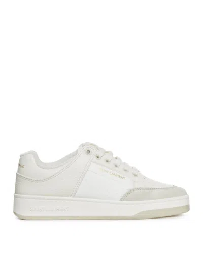 Saint Laurent Sneakers Shoes In White