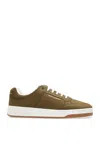 Saint Laurent Sneakers Sl/61 In Gabardine Verde Militare Uomo