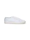 Saint Laurent Gym Low Logo-print Leather Sneakers In White