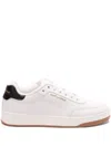 Saint Laurent Sl61 Smooth Leather Sneakers In White