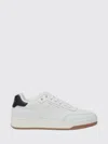 Saint Laurent Sl61 Smooth Leather Sneakers In White