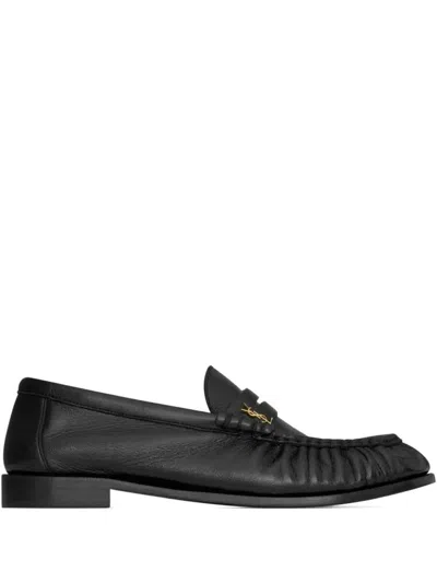 SAINT LAURENT SAINT LAURENT LE LOAFER SUPPLE IN SHINY LEATHER SHOES
