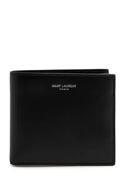 Saint Laurent Soho Leather Wallet In Black