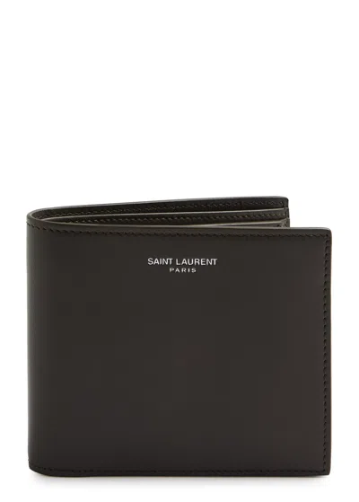Saint Laurent Soho Leather Wallet In Brown