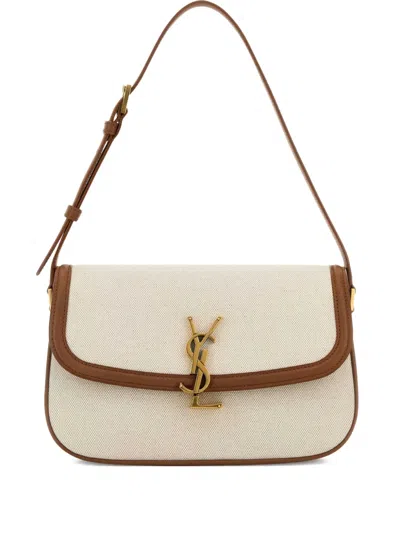 Saint Laurent Natural Solferino Medium Shoulder Bag