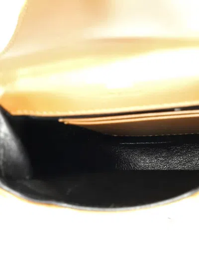 Pre-owned Saint Laurent Solferino Bag Leather Mini Crossbody Bag In Brown