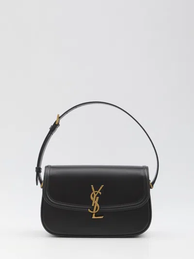 Saint Laurent Solferino Bag Medium In Black