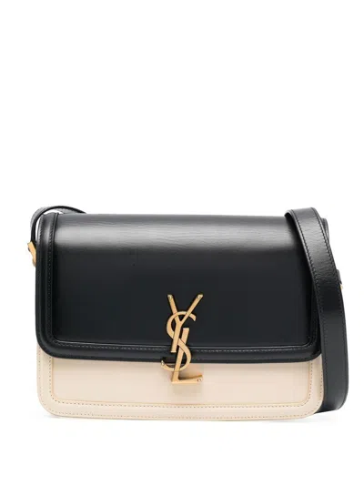 Saint Laurent Solferino Logo Plaque Shoulder Bag